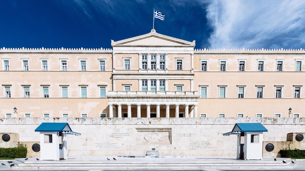 Bild: Parlamentsgebäude in Athen