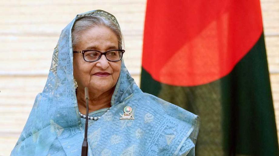 Bild: Porträt von Scheicha Hasina Wajed Regierungschefin in Bangladesch
