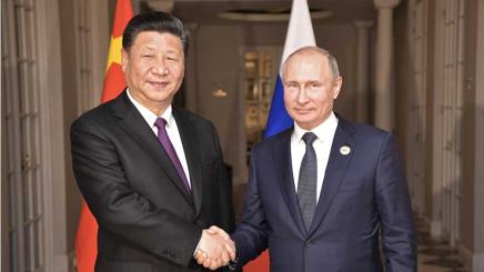 Bild: Xi Jinping und Wladimir Putin 2018