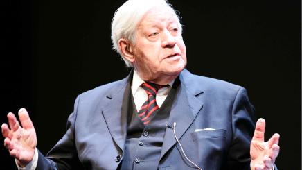 Bild: Porträt Helmut Schmidt