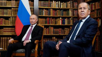 Bild: Lawrow und Putin
