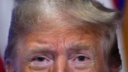 Bild: Cloeseup der Augen von Donald Trump