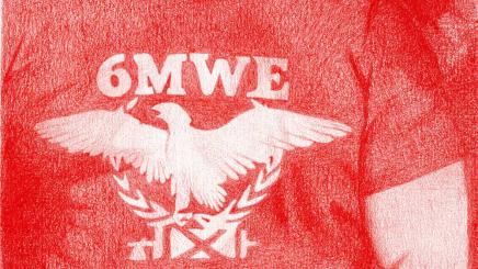 Bild: Zeichnung eines T-Shirts mit antisemitischer Aufschrift eines am Sturm aufs Capitol beteiligten Mannes