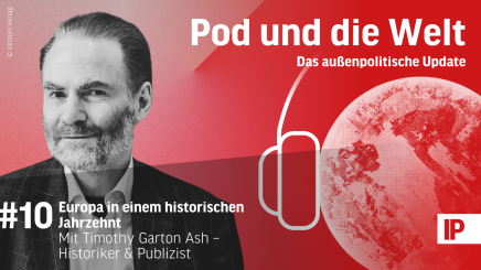 Bild: Cover der Podcast-Episode #10, Porträt von Timothy Gardon Ash